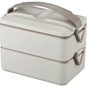 LFGB certification pure 304 stainless steel 2 layers bento box with protable bag