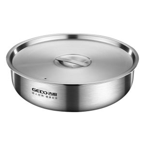 LFGB certification pure 304 stainless steel egg custard steamer salad basin