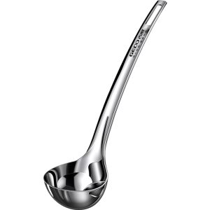 LFGB certification 316 stainless steel kitchen oil separator soup spoon