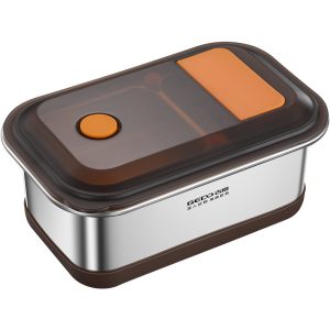 LFGB certification pure 304 stainless steel lunch box