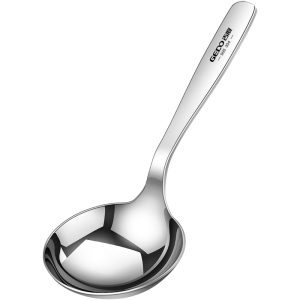 LFGB certified pure 304 stainless steel serving spoon